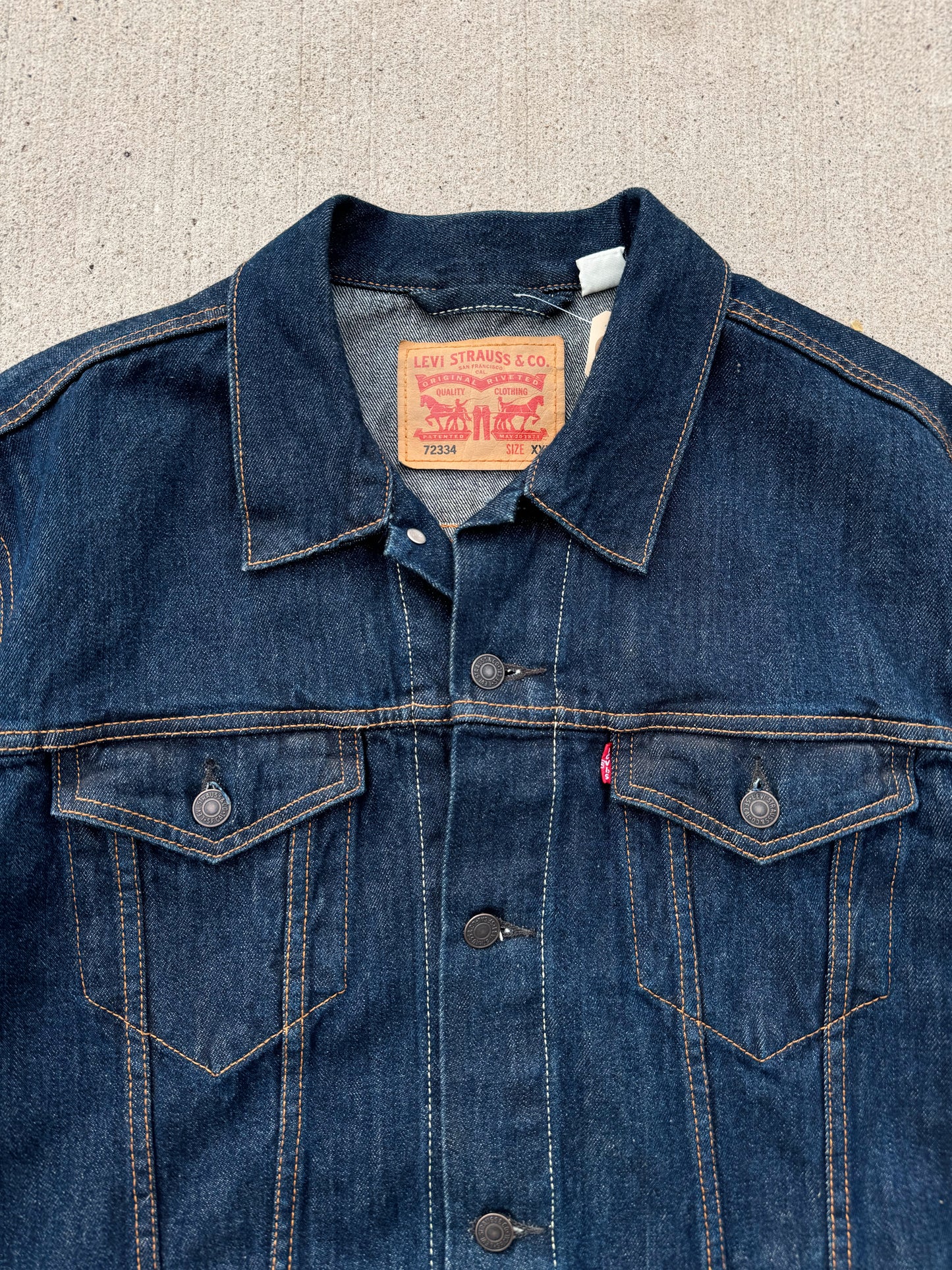 Levi’s Dark Wash Denim Trucker Jacket | XXL