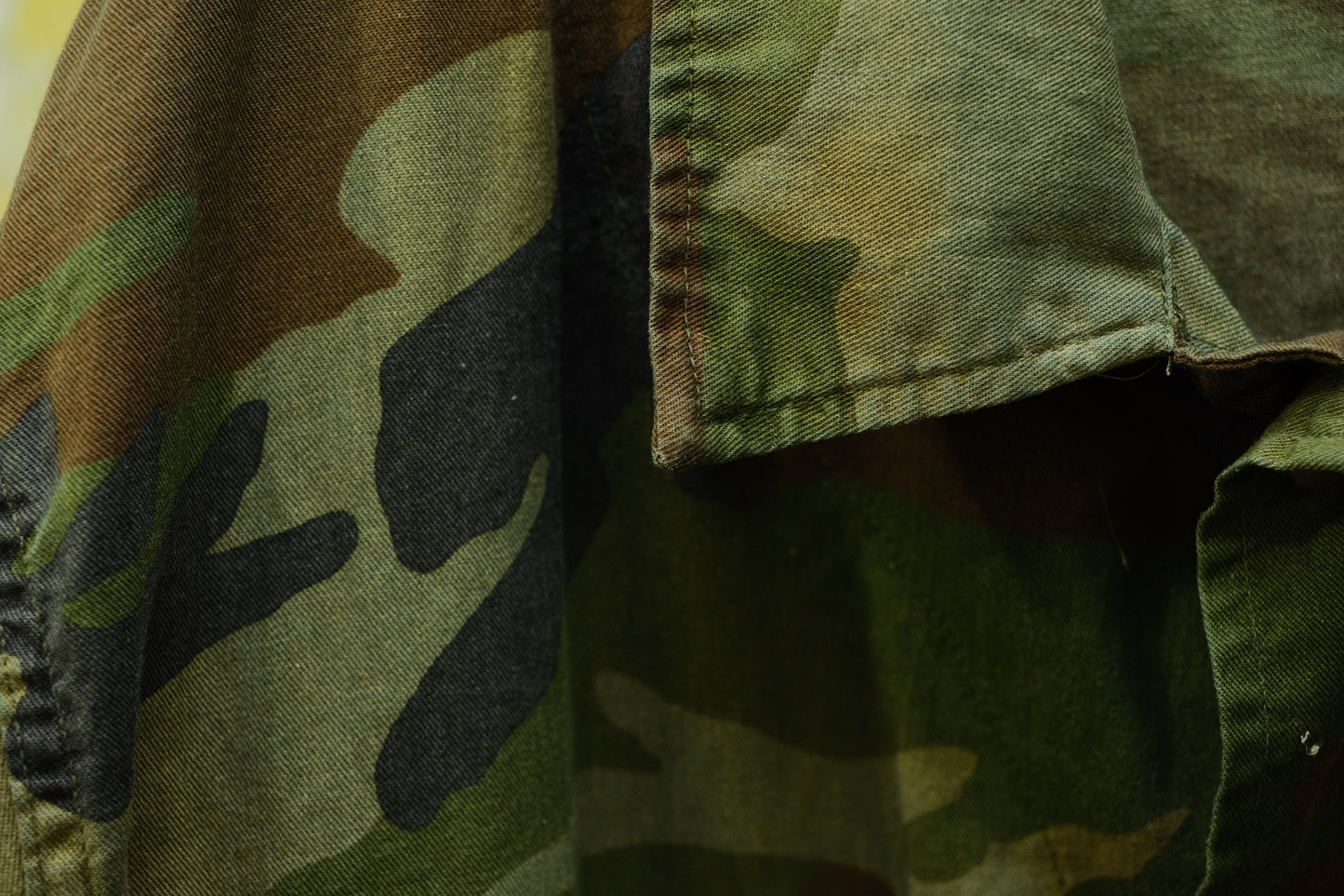 Vintage Vietnam Era Camouflage Cargo Jacket