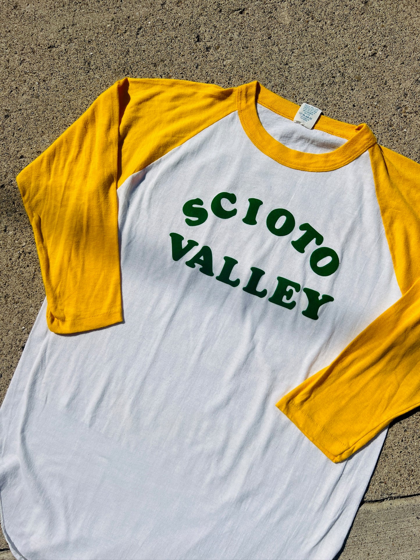 Vintage 1980s Scioto Valley Chuck Raglan Tee