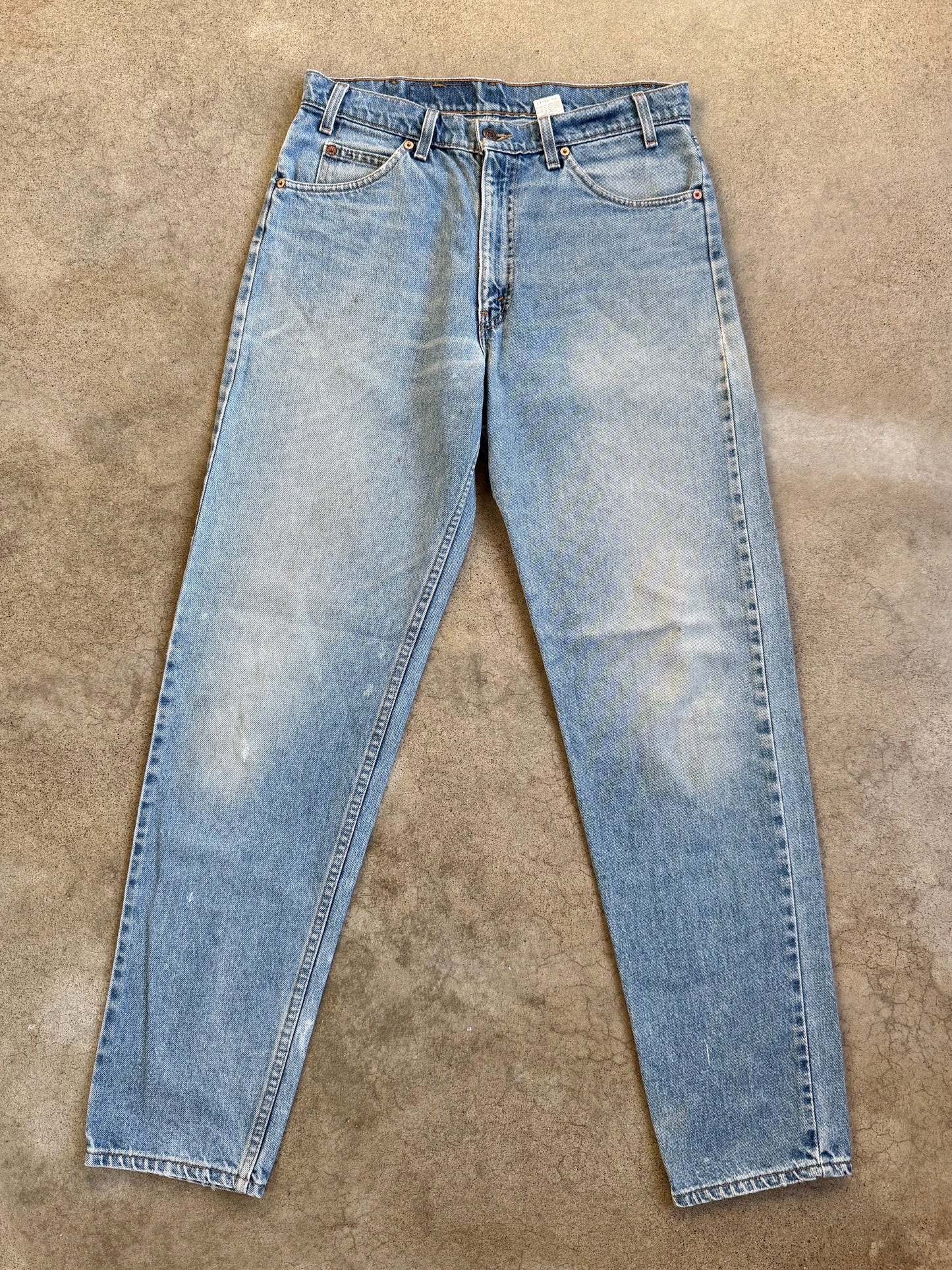 Vintage 1980s Levi's Orange Tab 550 Relaxed Tapered Jeans | 33x34