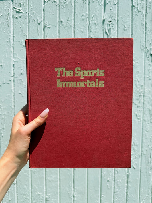 Vintage The Sports Immortals Hardcover Book