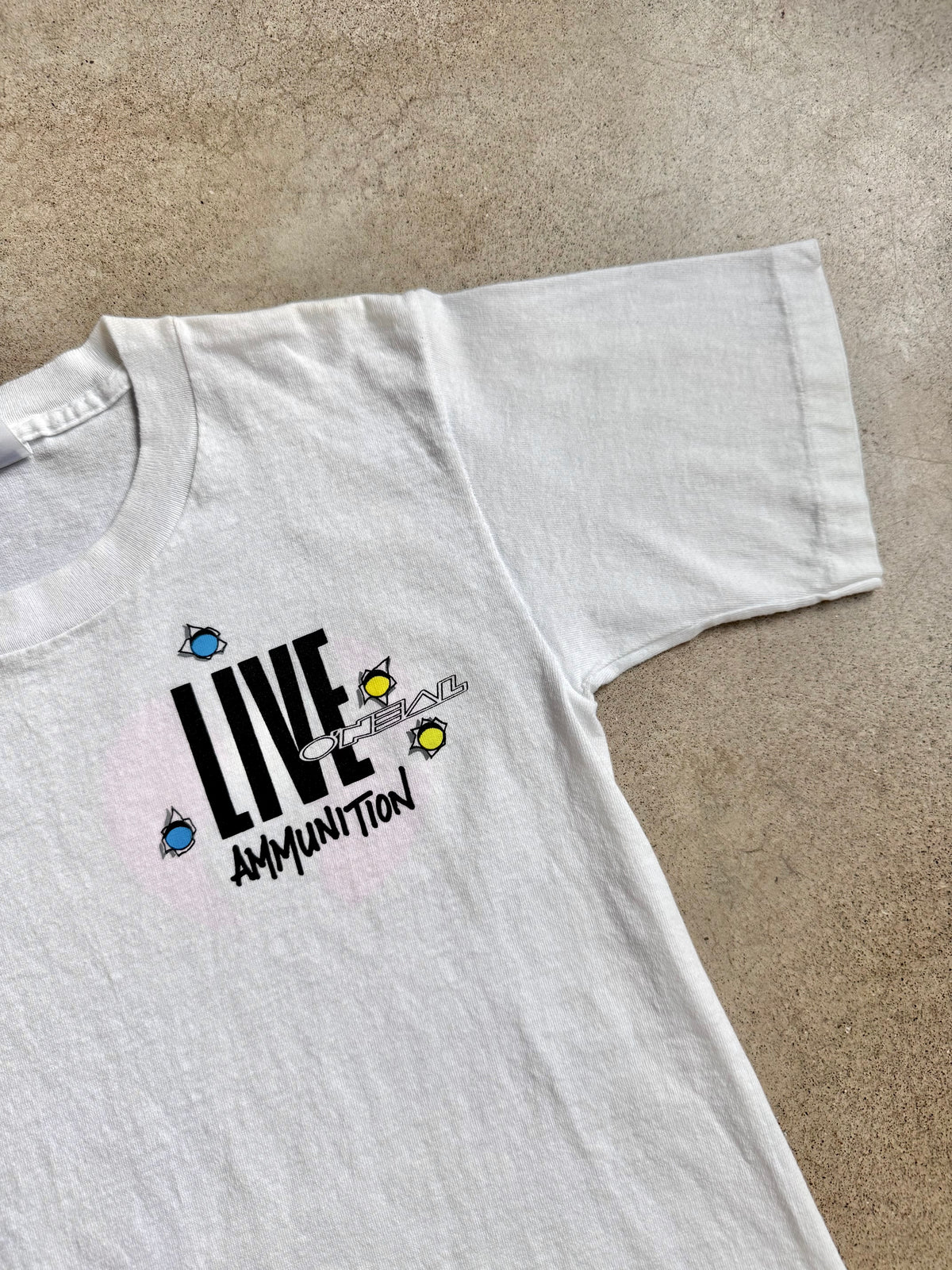 Vintage 1990s O’Neal “Live Ammunition” Graphic Tee | Small