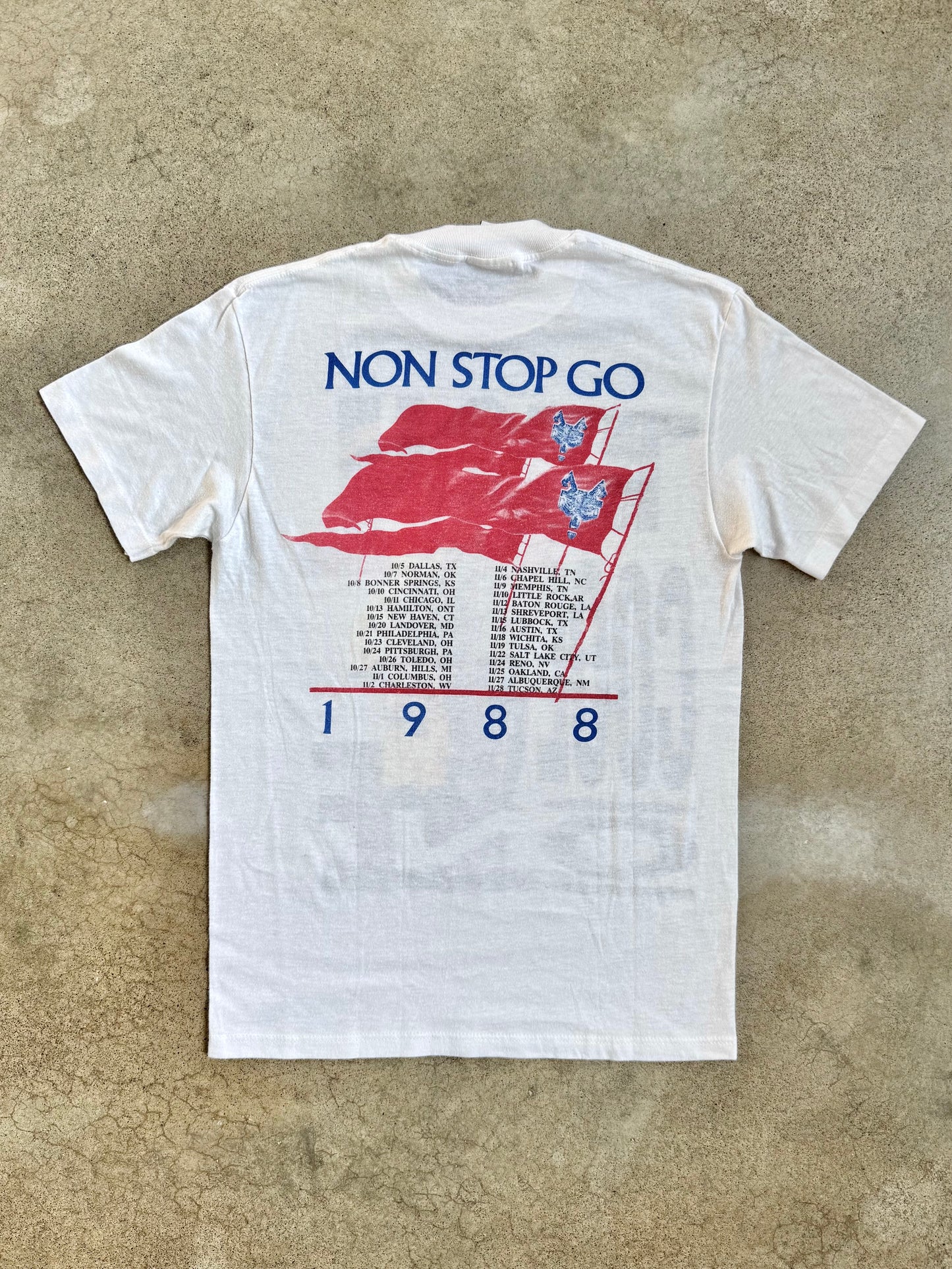 Vintage 1988 Robert Plant “Tall Cool One” Non Stop Go Tour Tee | Medium