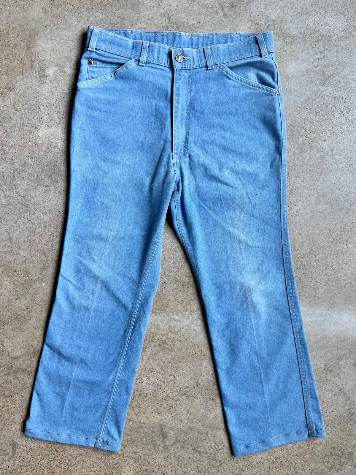 Vintage 1980s Levi’s “Skosh More Room” Cropped Jeans | Waist 34”