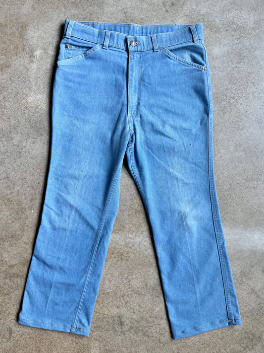 Vintage 1980s Levi’s “Skosh More Room” Cropped Jeans | Waist 34”
