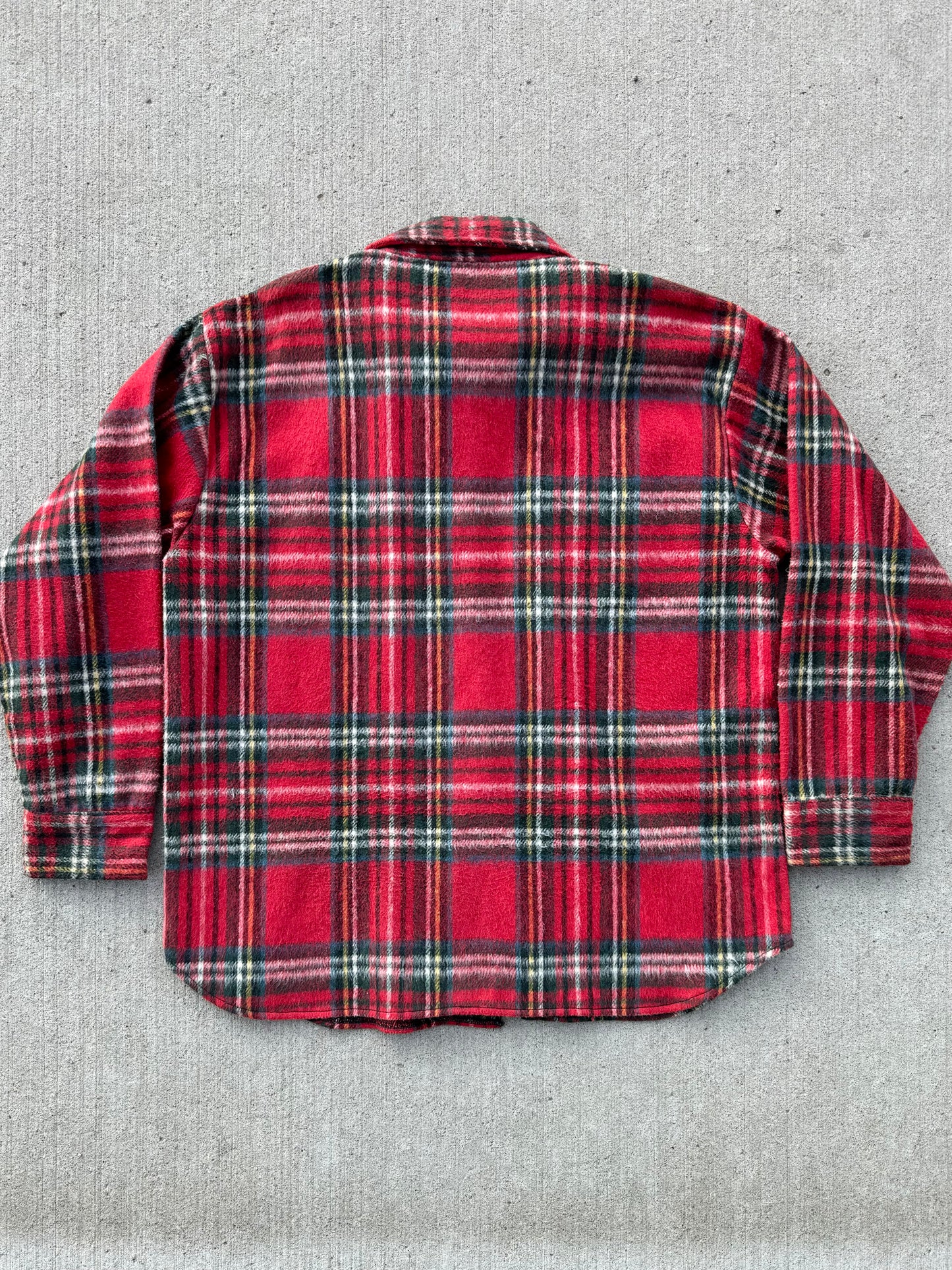 Vintage Yorke Sportswear Red Plaid Heavyweight Flannel | XL