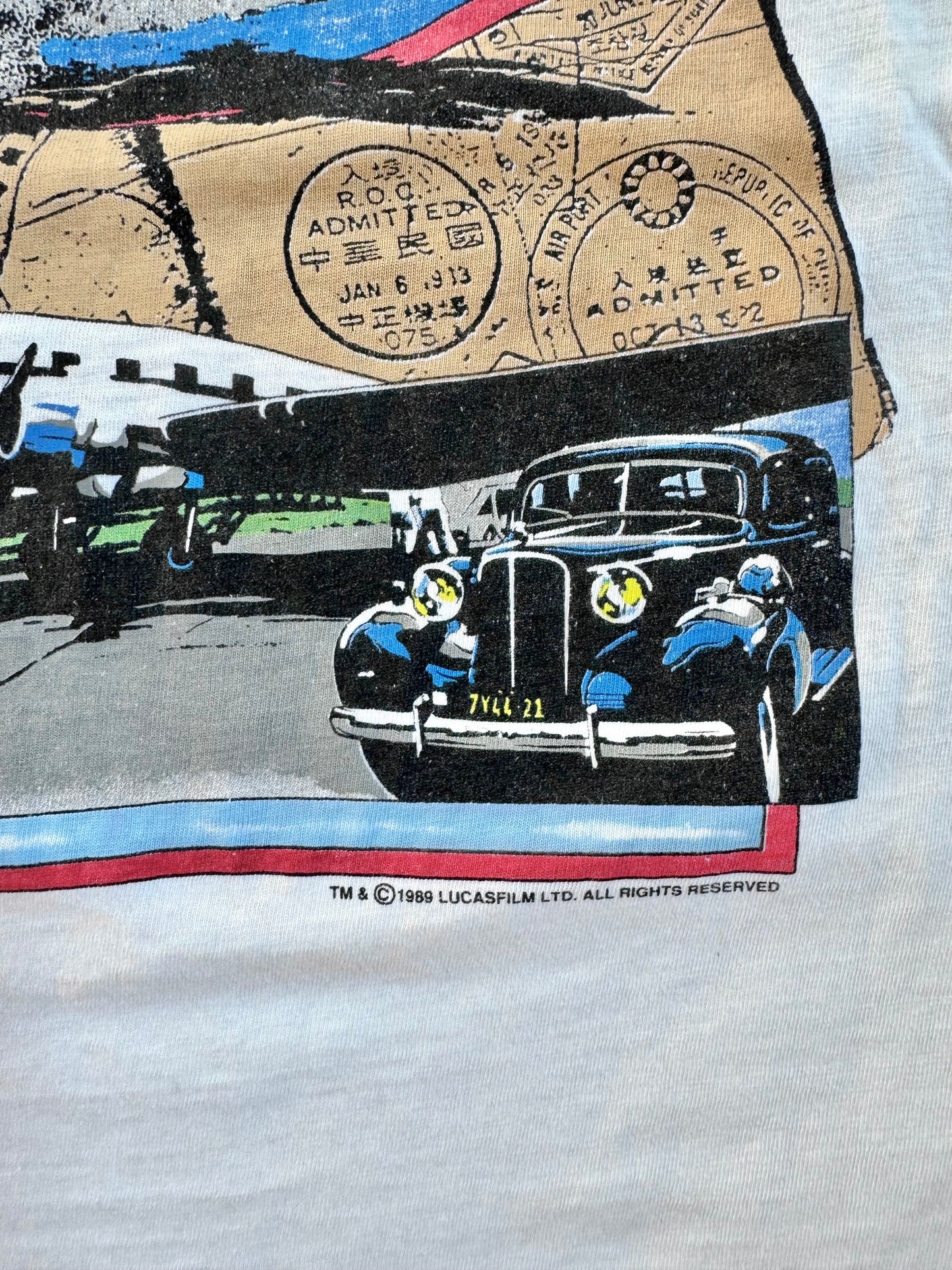 Vintage 1989 Indiana Jones & The Last Crusade Movie Graphic Tee | XL