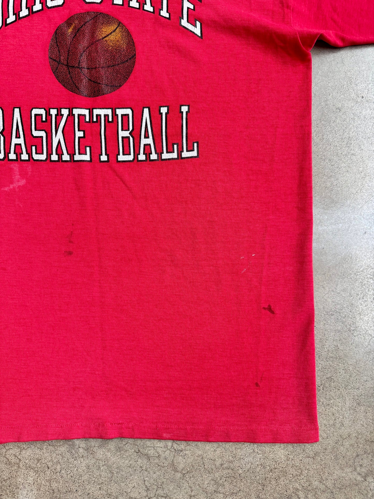 Vintage 1990s Champion Ohio State Basketball Tee  | XL