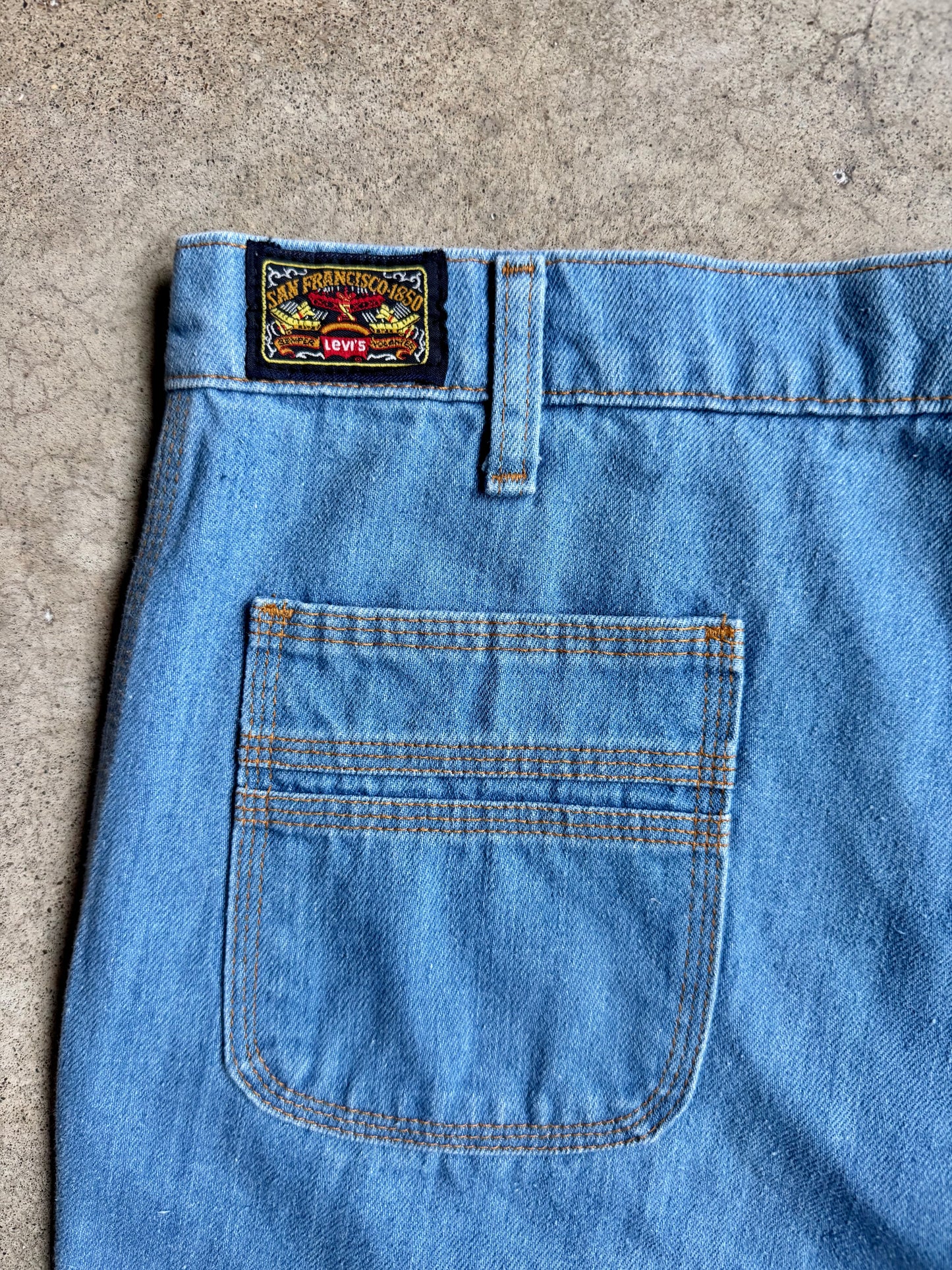 Vintage 1970s Levi's for Men Orange Tab Flared Leg Jeans | Waist 42”