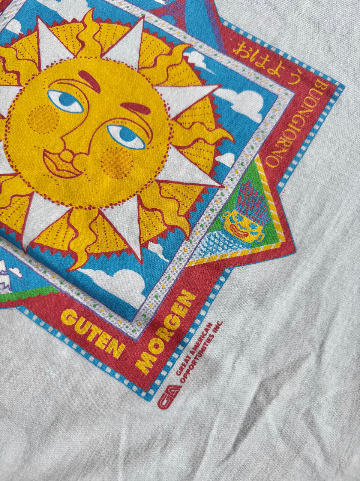 Vintage 1990s Great American Opportunities “Good Morning, Good Night” Graphic Tee | XXL