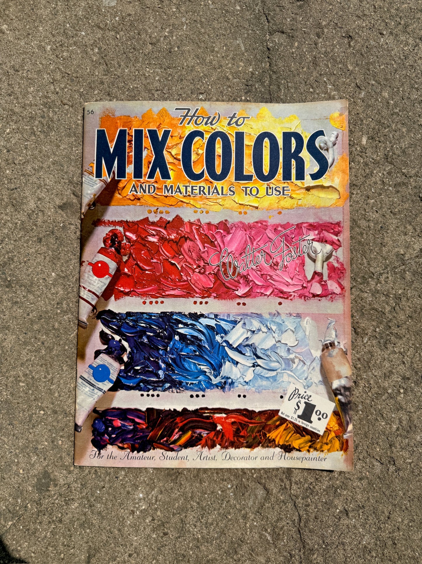 Vintage How to Mix Colors Book