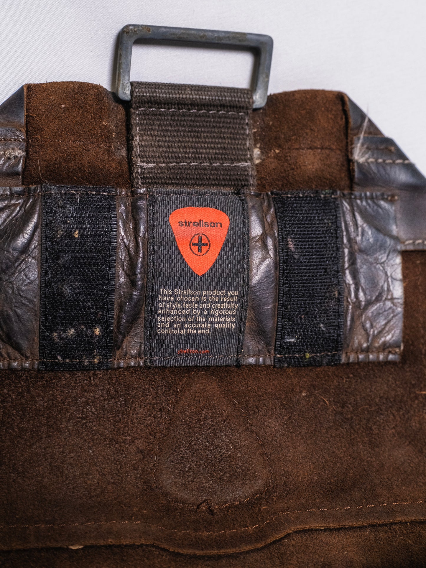 Strellson Brown Leather Crossbody Satchel Messenger Bag