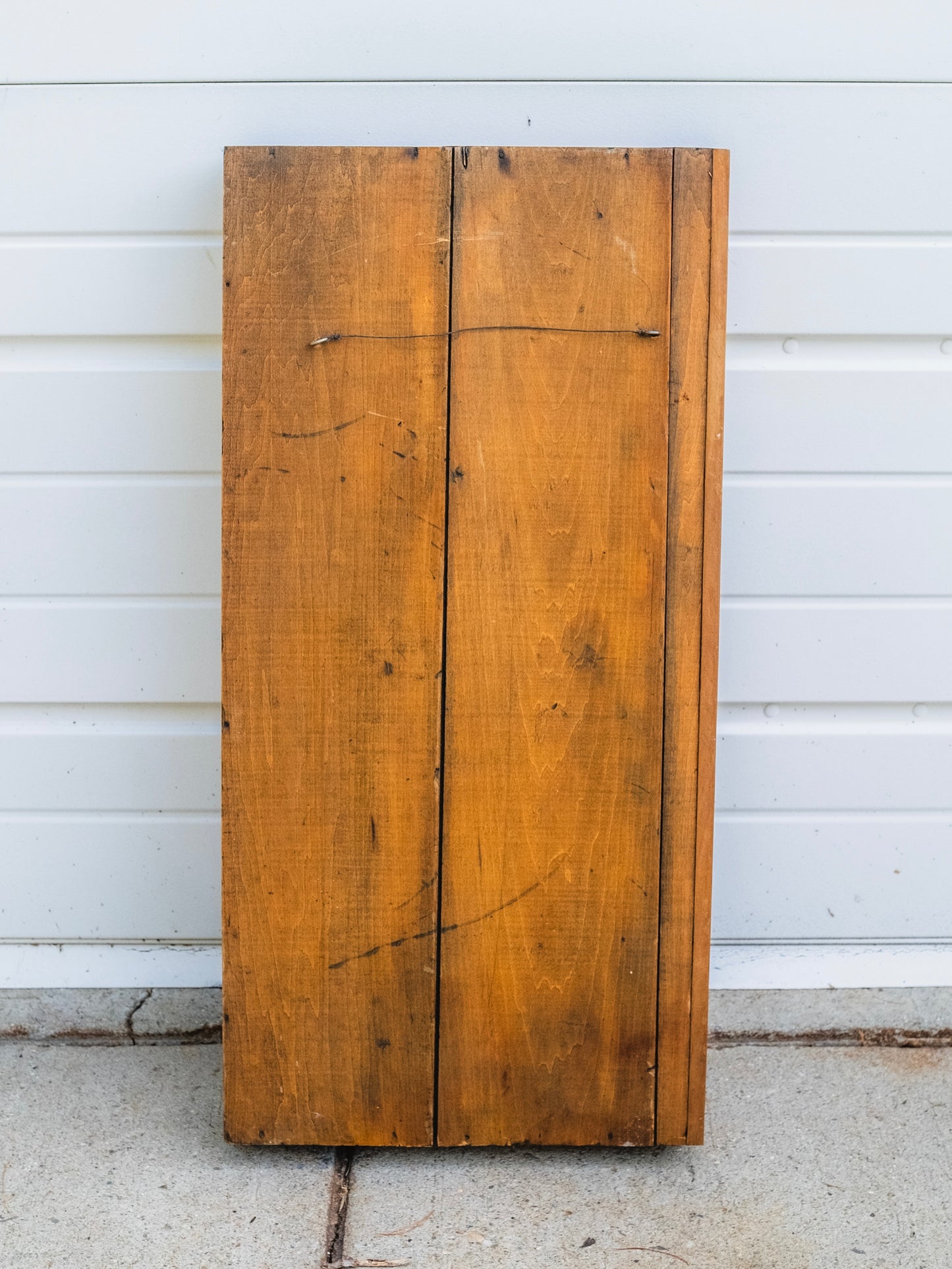 Vintage Wood 5-Tier Wall Curio Cabinet