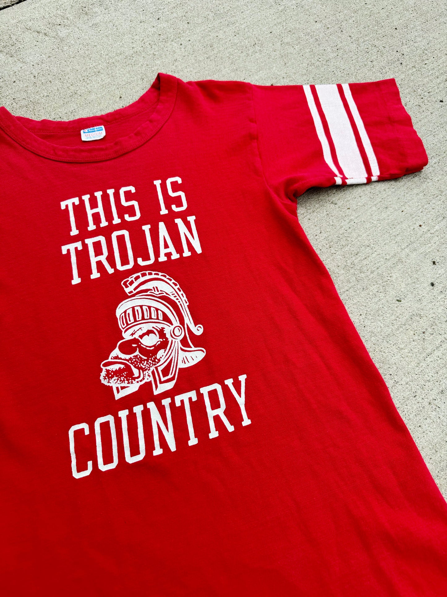 Vintage 1970s Champion USC “This Is Trojan Country” Varsity Tee