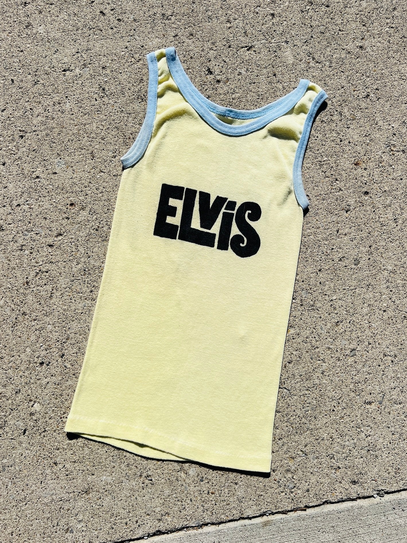 Vintage 1970s Elvis Tank Top | XS/S