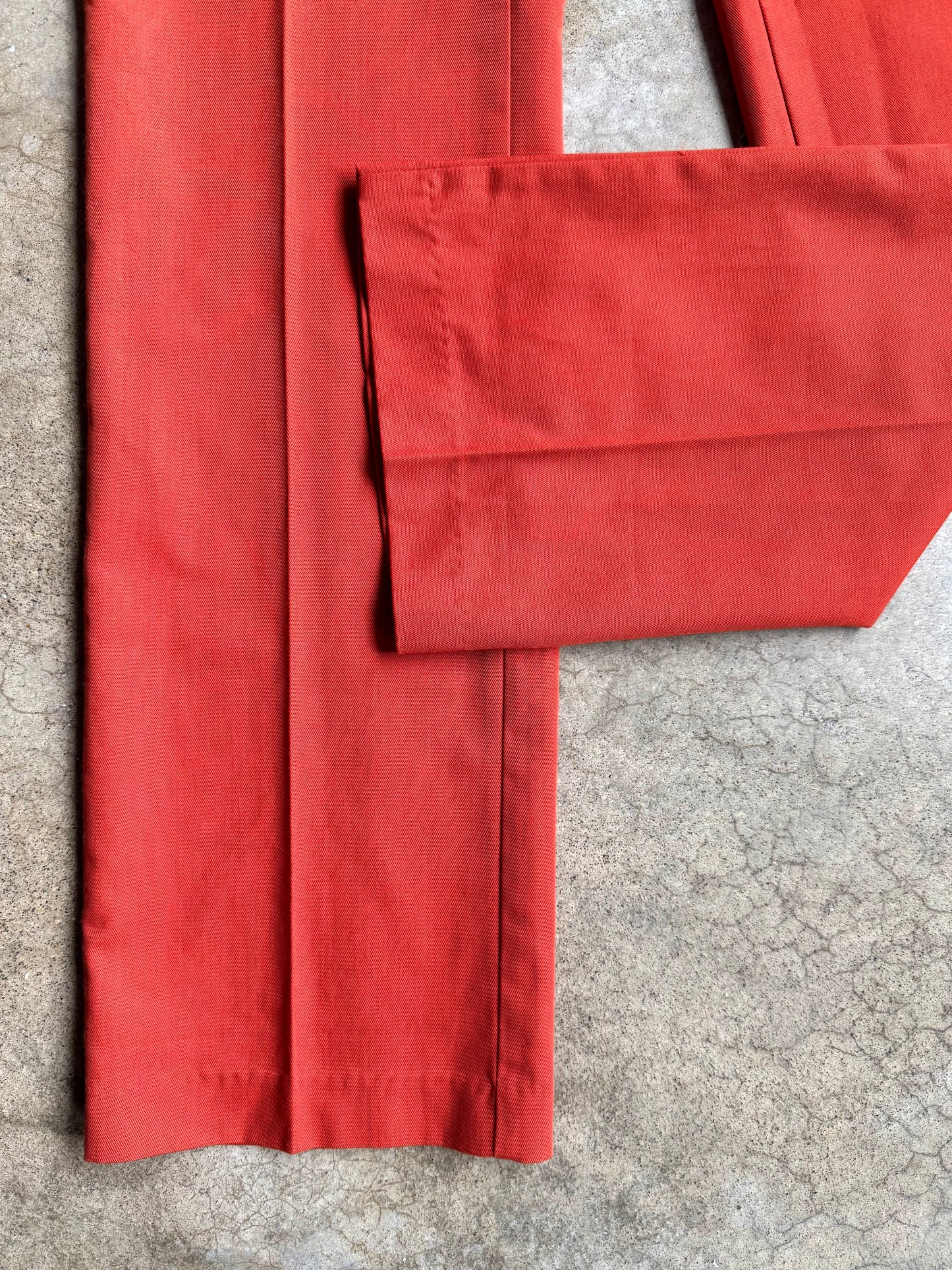 Vintage 1970s Gap Orange Trousers | Waist 25”