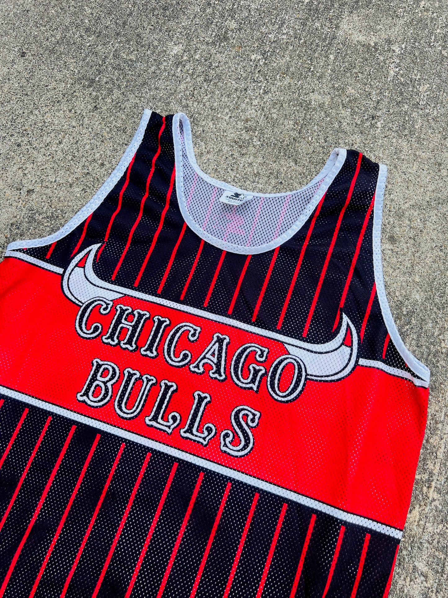 Vintage 1990s Starter Chicago Bulls Mesh Basketball Jersey