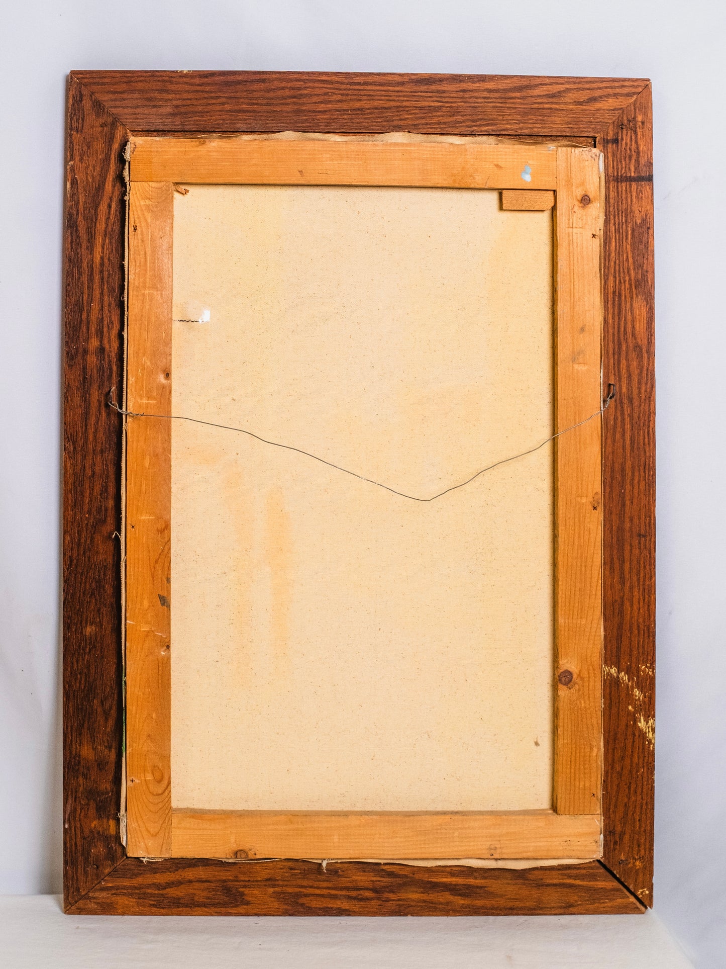 Framed Venice Landscape Oil on Canvas Painting