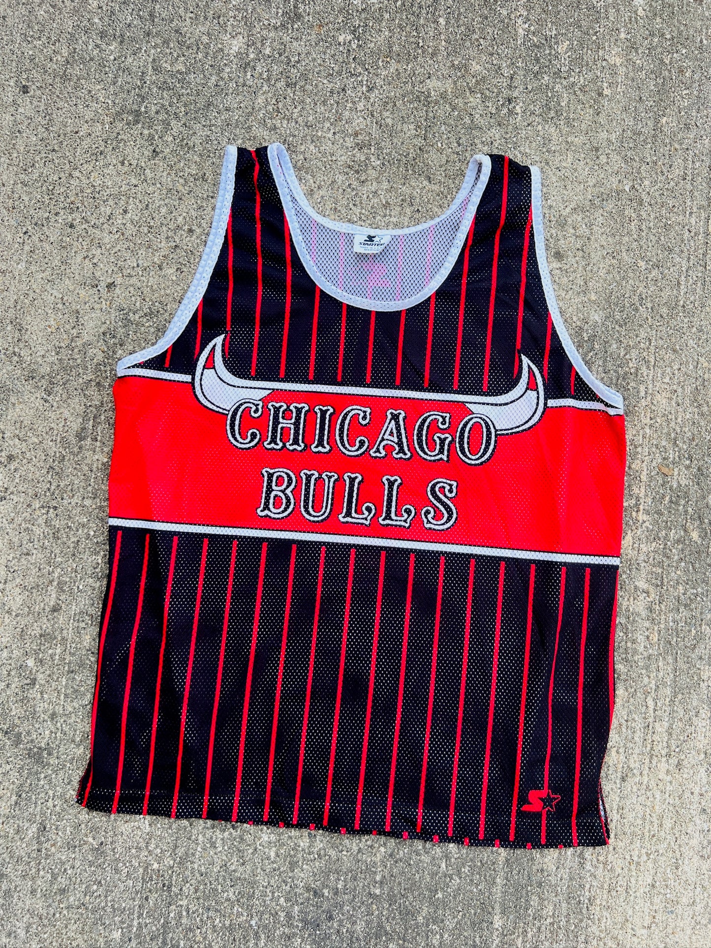 Vintage 1990s Starter Chicago Bulls Mesh Basketball Jersey