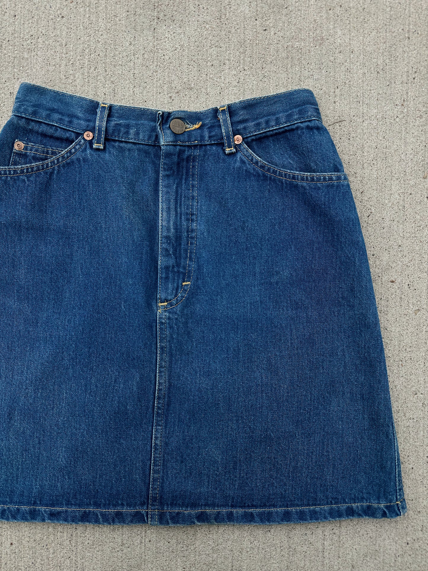 Vintage Lee Denim Mini Skirt