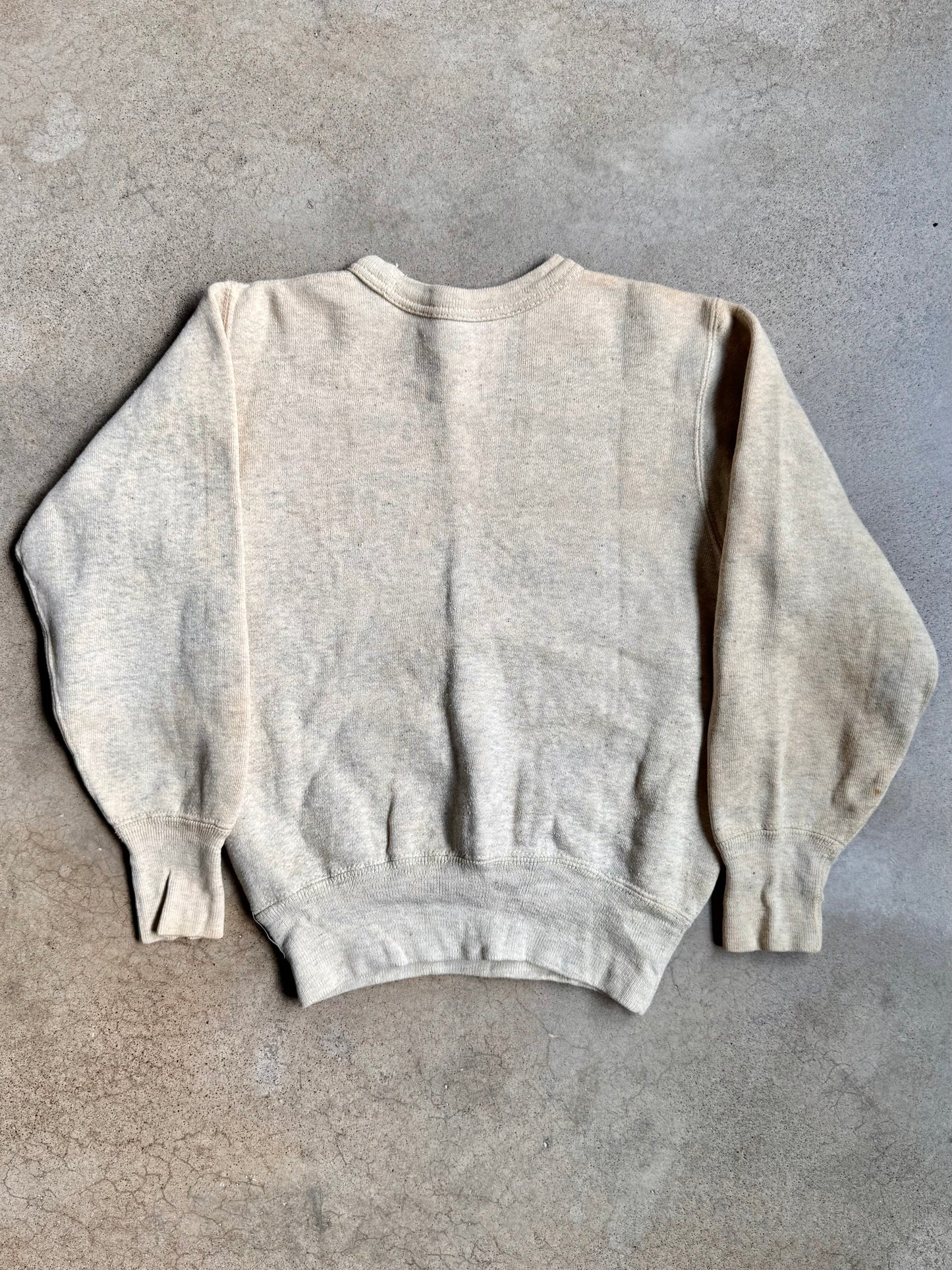 Vintage 1940s/50s Jackson School Crewneck Sweatshirt | XS