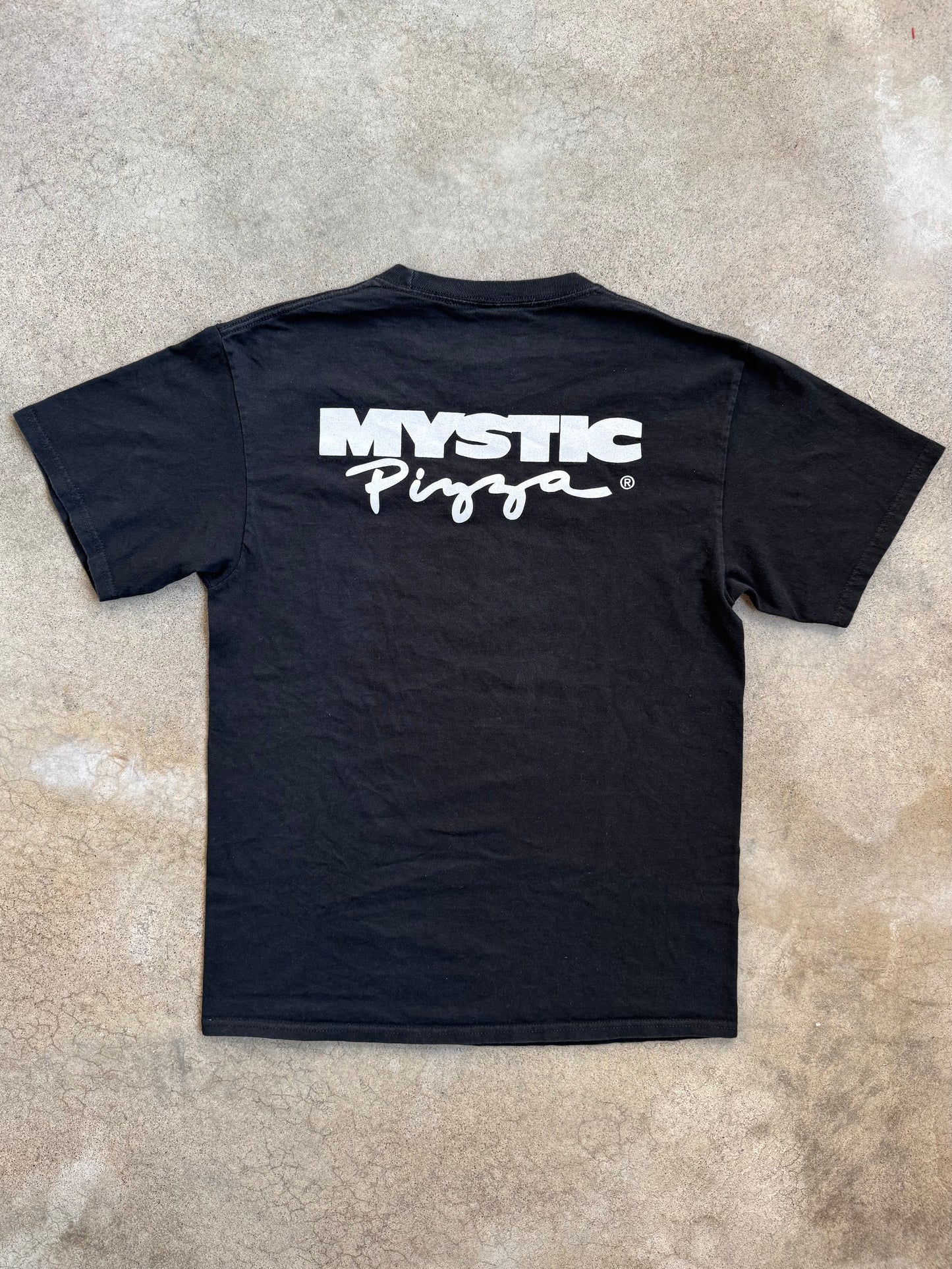 Vintage 1990s "A Slice of Heaven" Mystic Pizza Movie Graphic Tee | Medium