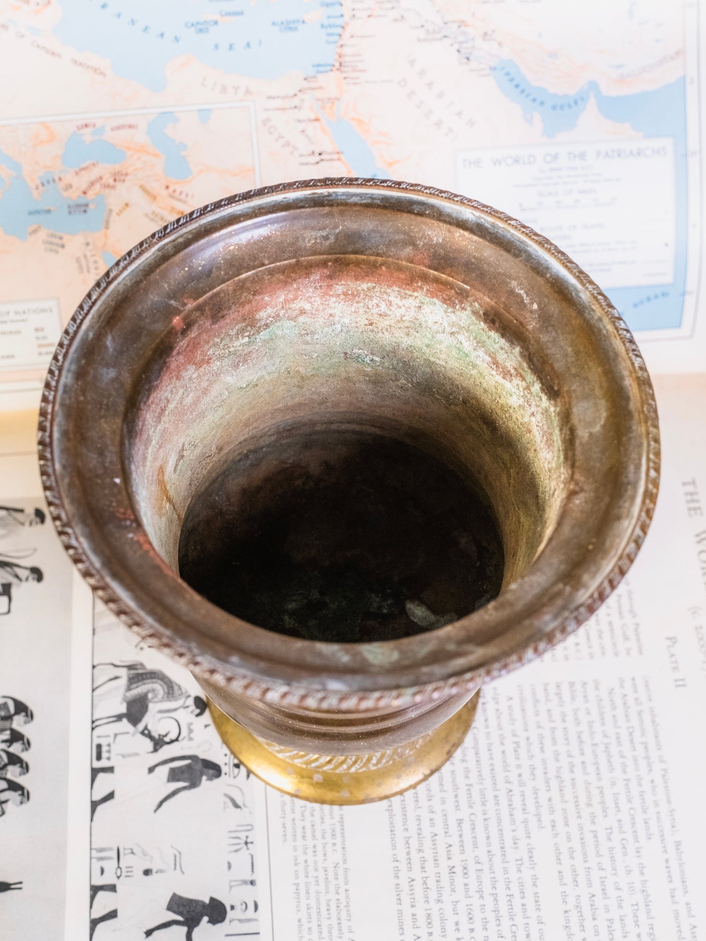 Vintage Solid Brass Champagne Bucket