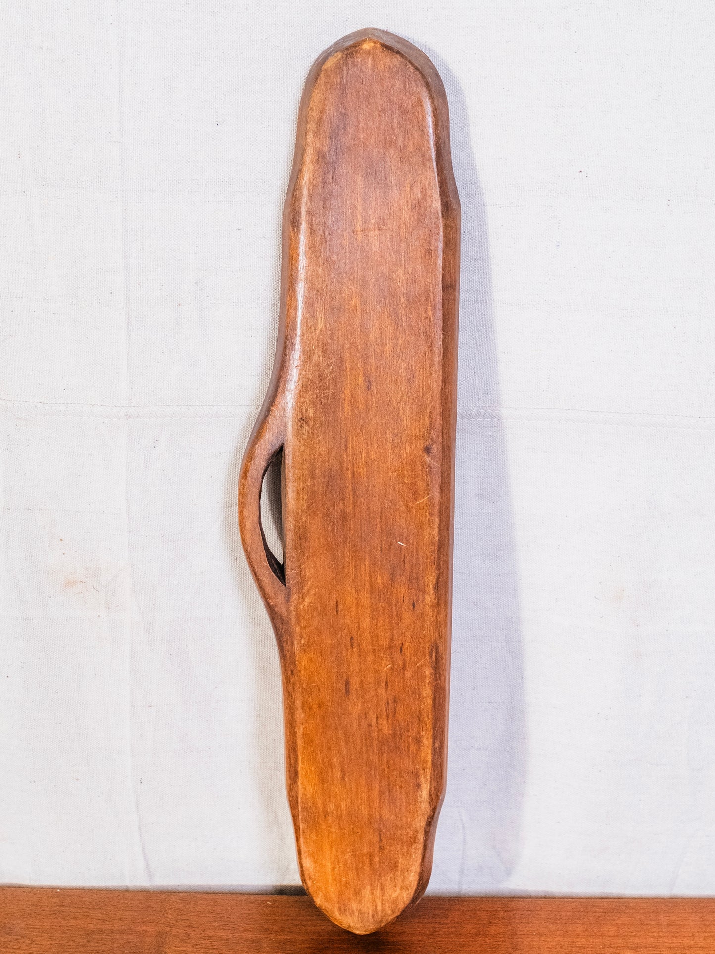 Vintage 1950s Wood-Carved Mancala Board