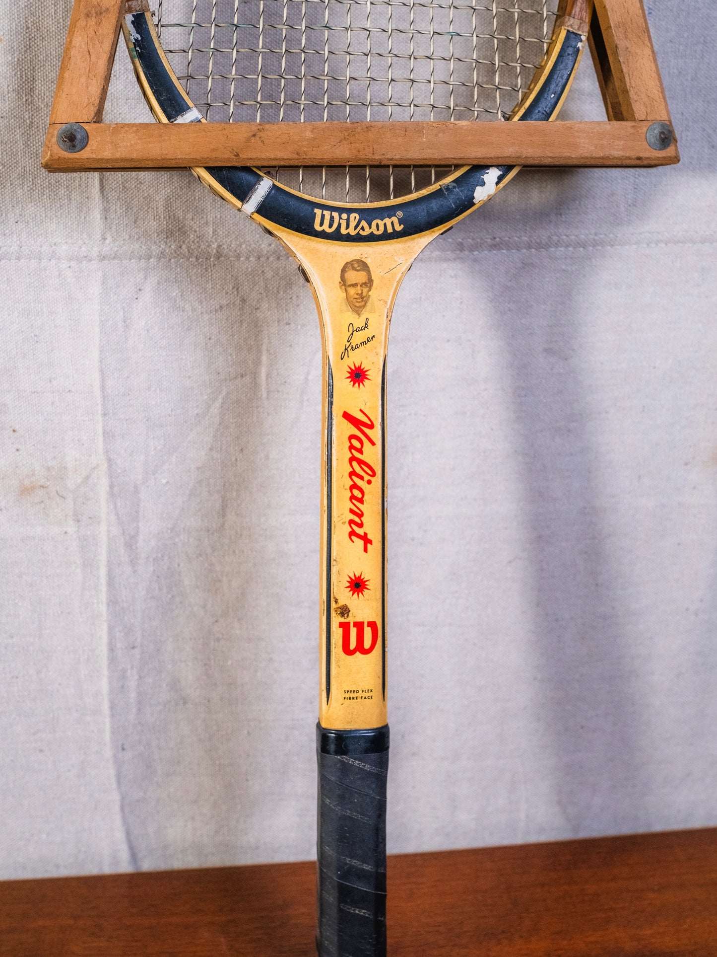 Vintage 1960s Wilson Jack Kramer Valiant Tennis Racket