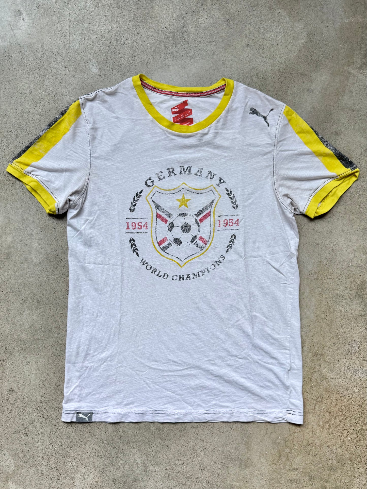 Vintage-Style Puma Germany World Champions Graphic Tee | Small