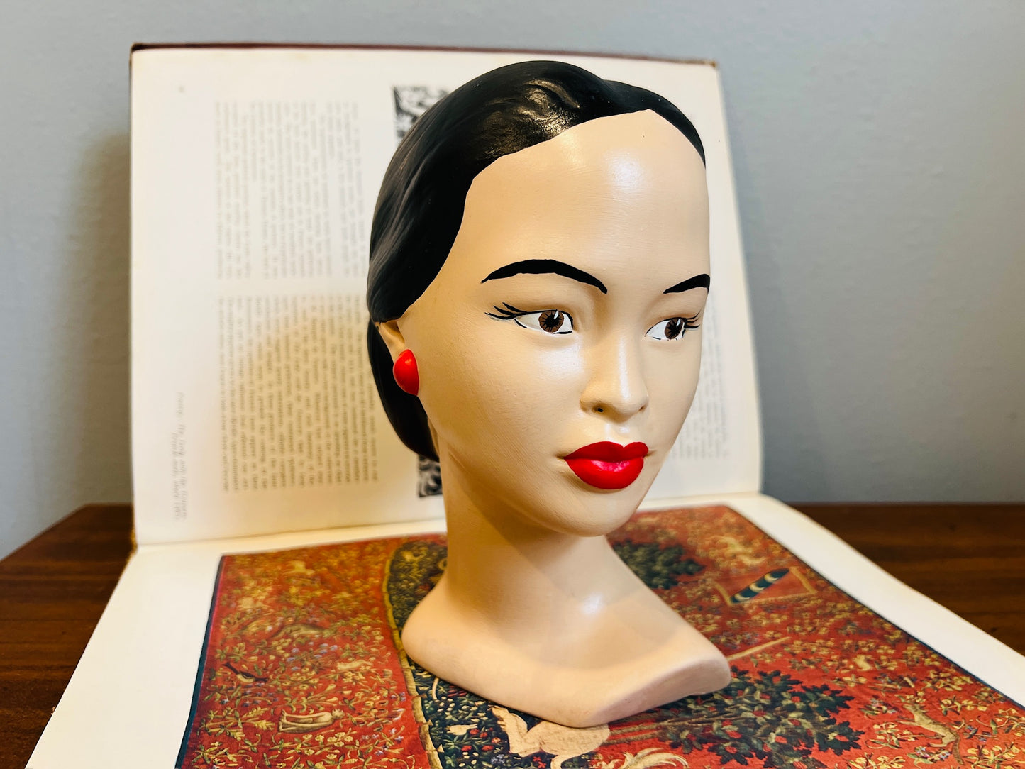 Vintage 1950s/60s Asian Beauty Hand-Painted Bust