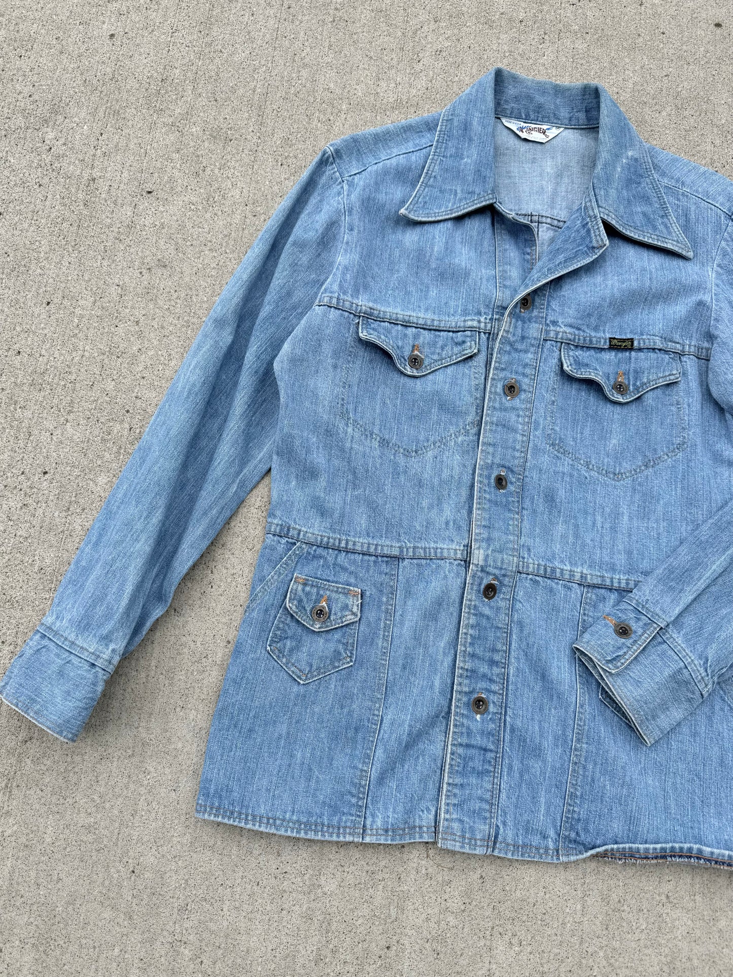 Vintage 1976 Wrangler Denim Chore Jacket | Medium