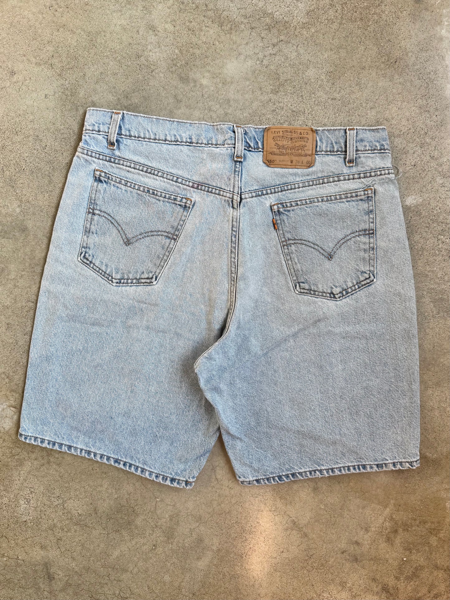 Vintage Levi’s Orange Tab 550 Relaxed Fit Denim Shorts | Waist 38”