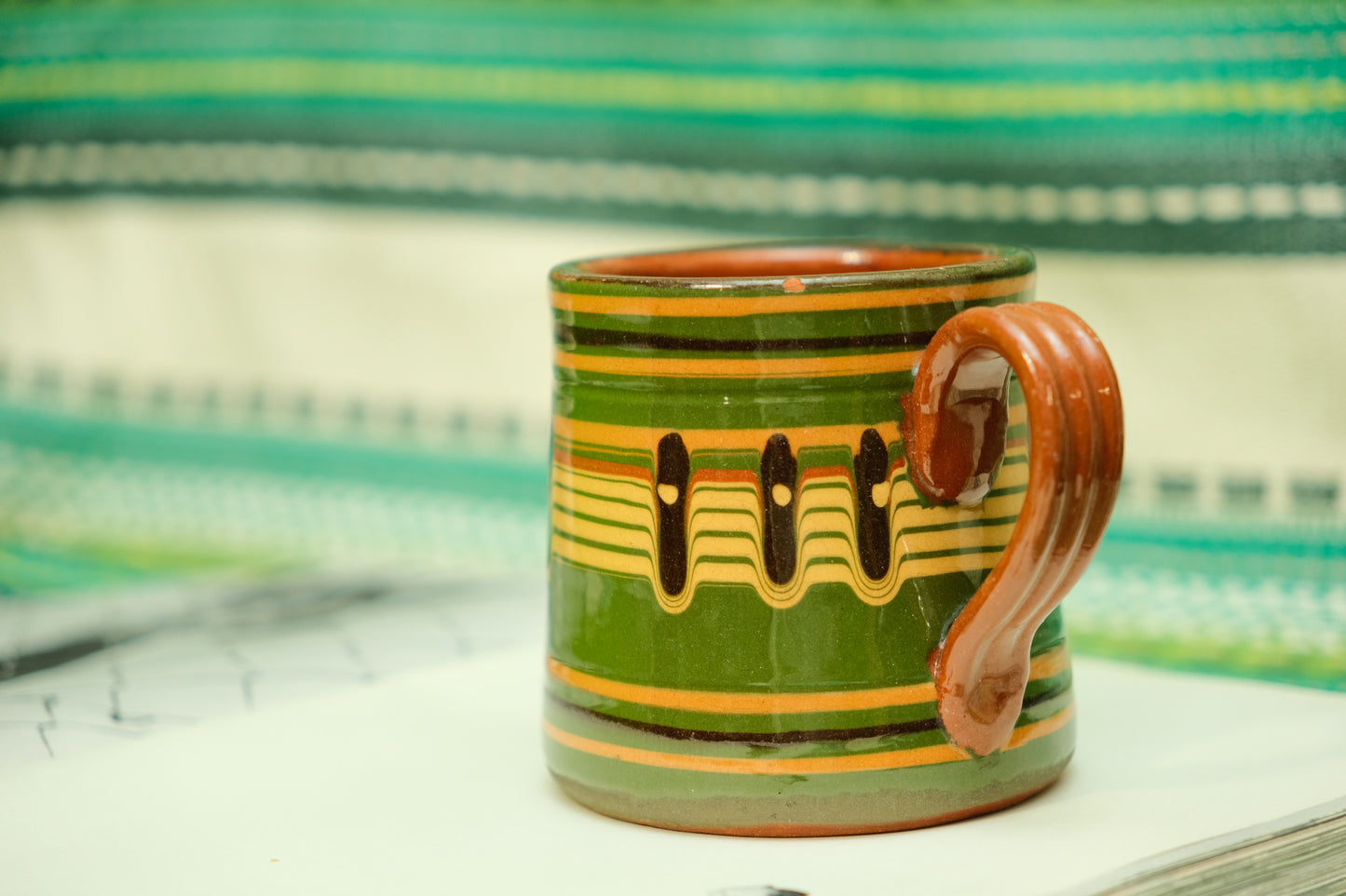 Vintage Mexican Terracotta Mug