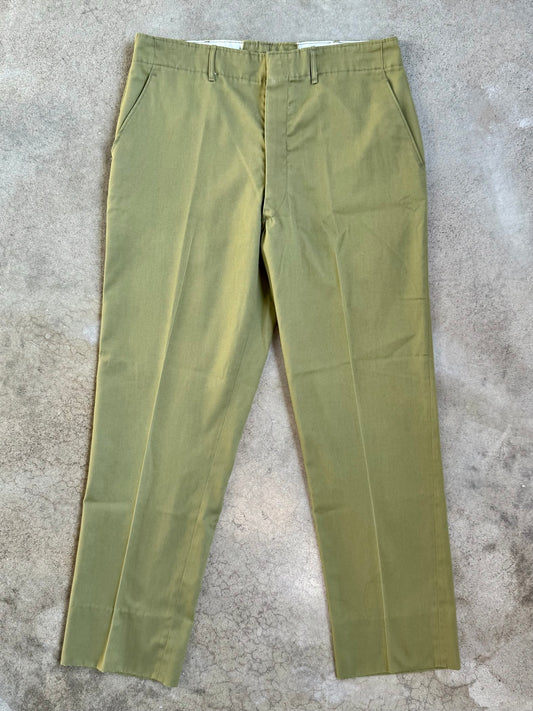 Vintage 1970s Boy Scouts BSA Green Uniform Pants | Waist 34”