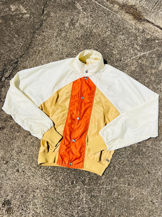 Vintage 1980s Gerry Colorblock Windbreaker Jacket