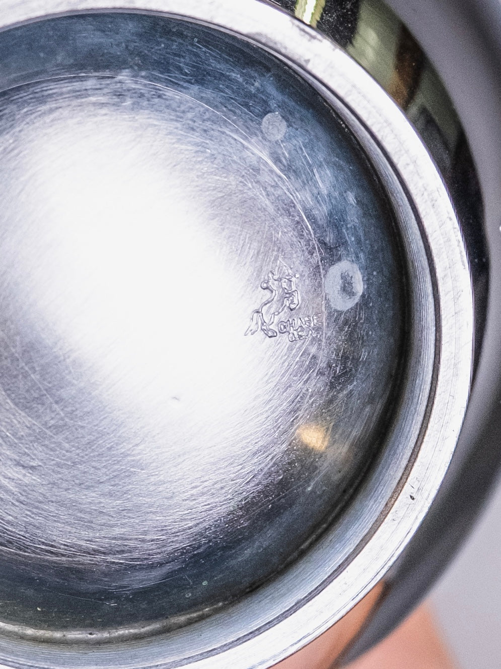 Vintage 1930s Russel Wright Chase Chrome Tableware 2-Piece Set