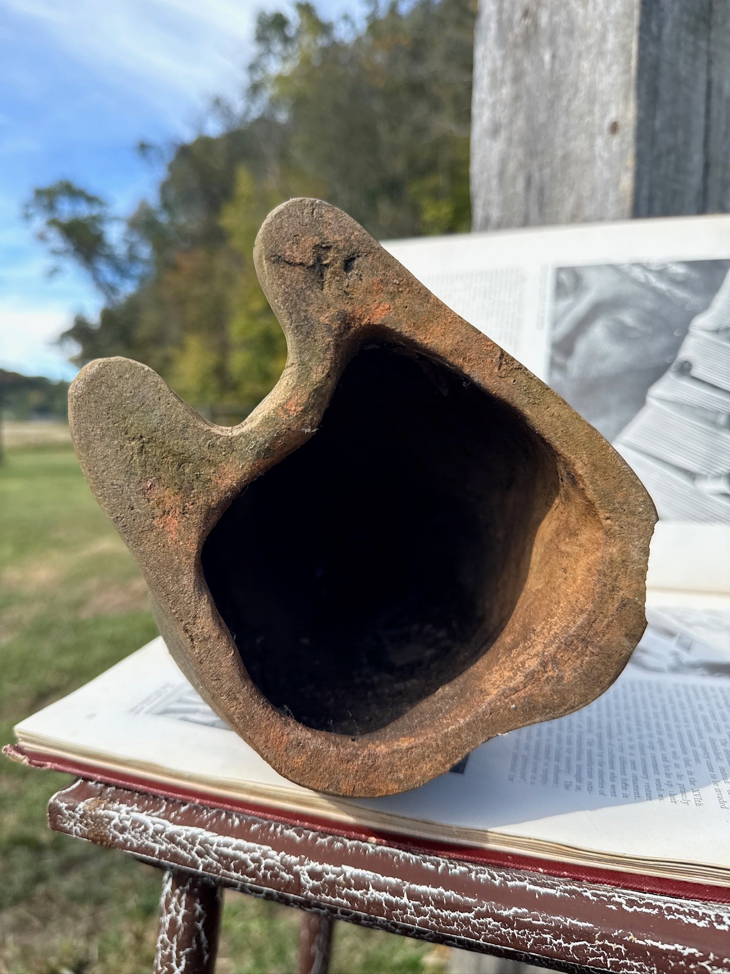 Vintage 1950s Handmade Pottery Oaxaca Mexican Cat Statue