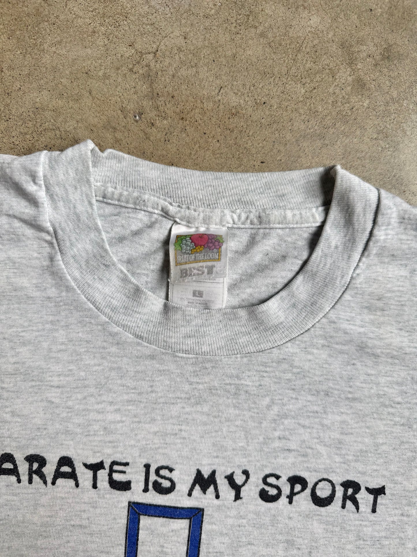 Vintage 1990s “Karate Is My Sport, Jesus Is My Life” Graphic Tee | Large