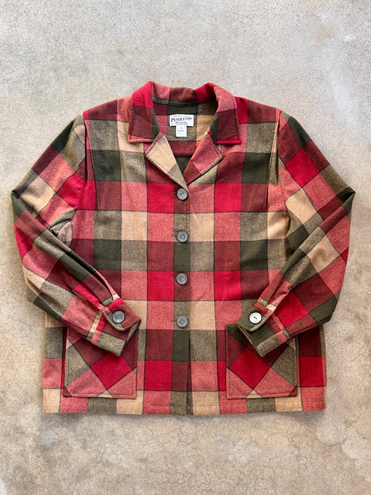 Pendleton Red & Green Plaid 49’er Limited Edition Jacket | XL