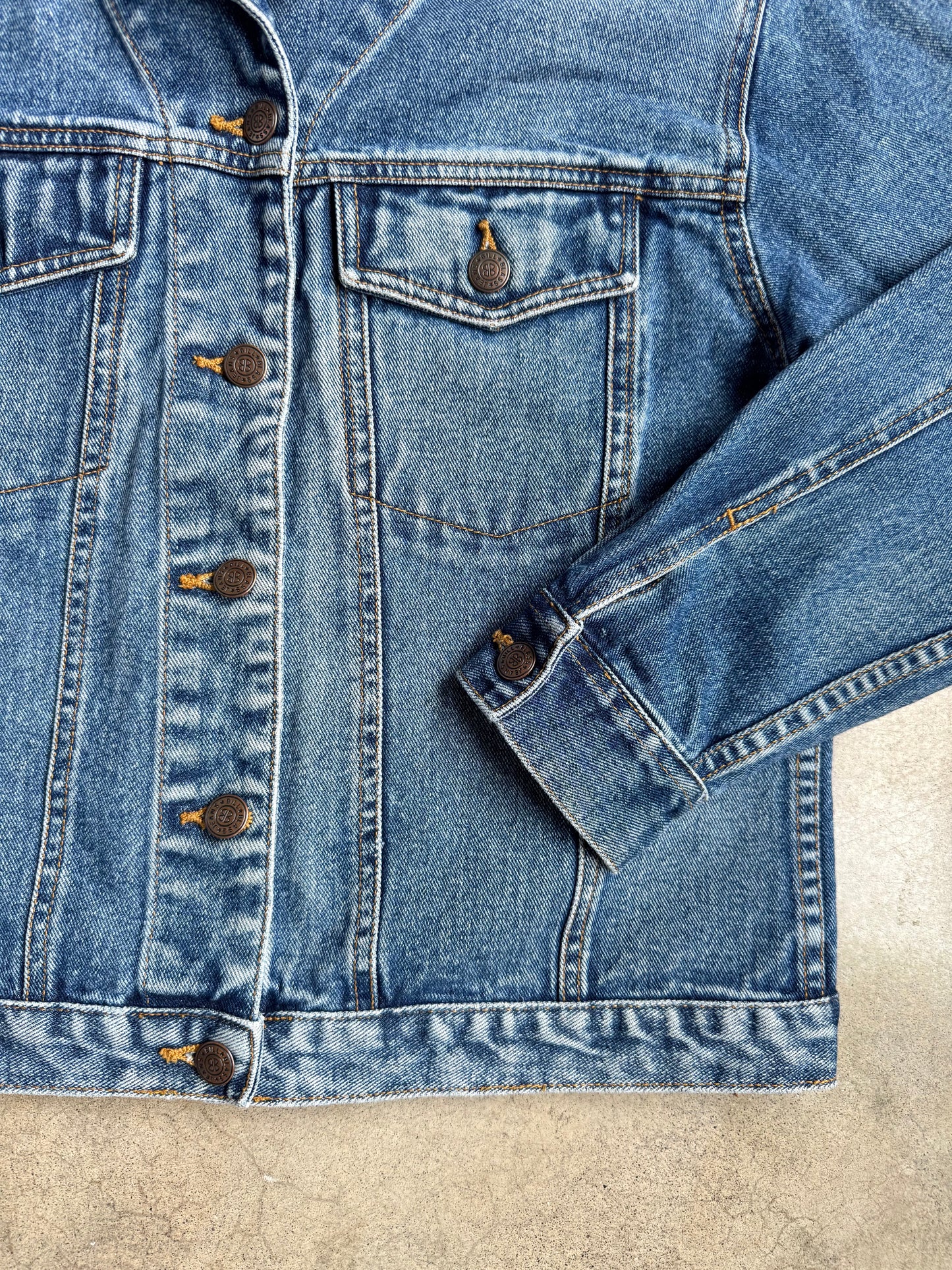 Vintage 1990s Bill Blass Denim Jacket | Small