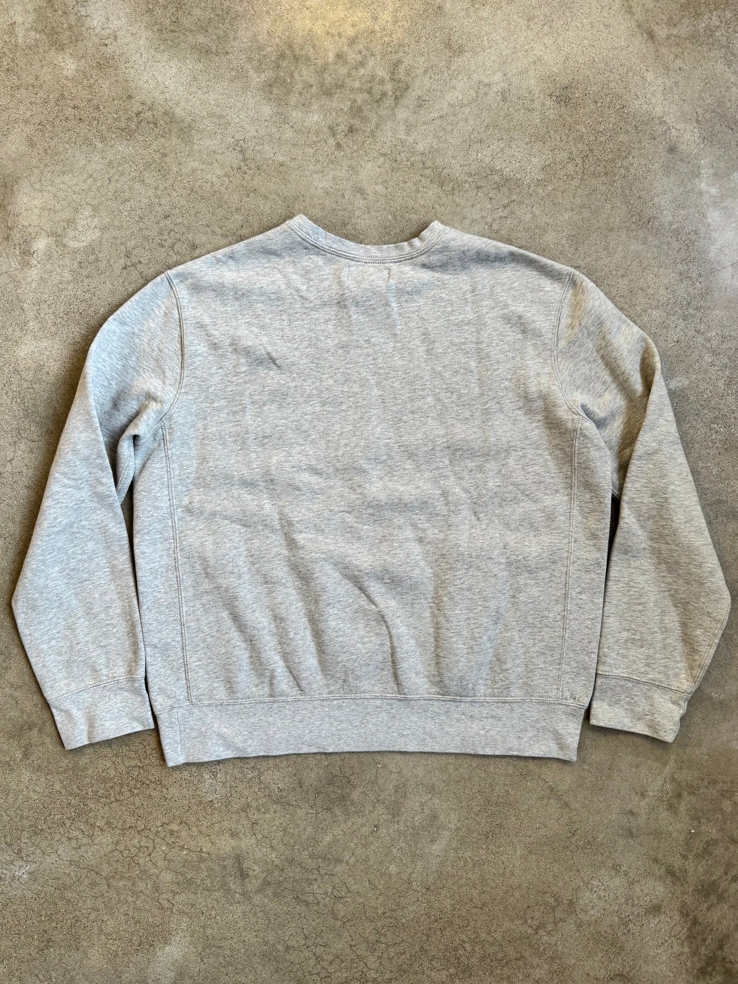 Vintage 1990s Polo Ralph Lauren Grey Crewneck Sweatshirt | XL