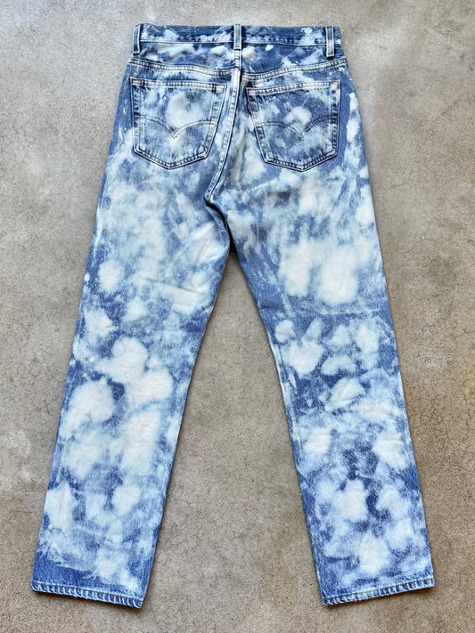 Vintage 1980s/90s Levi’s 501 Acid Wash Straight Leg Jeans | 30x30
