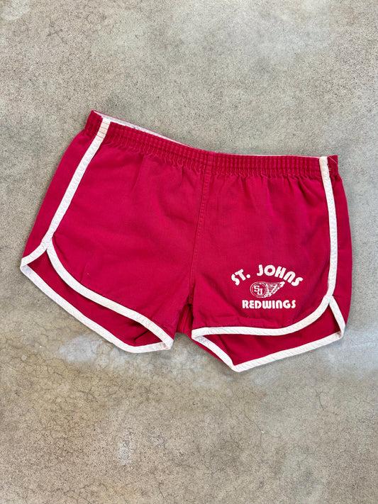 Vintage 1970s St. Johns Redwings Cotton Athletic Shorts | Medium
