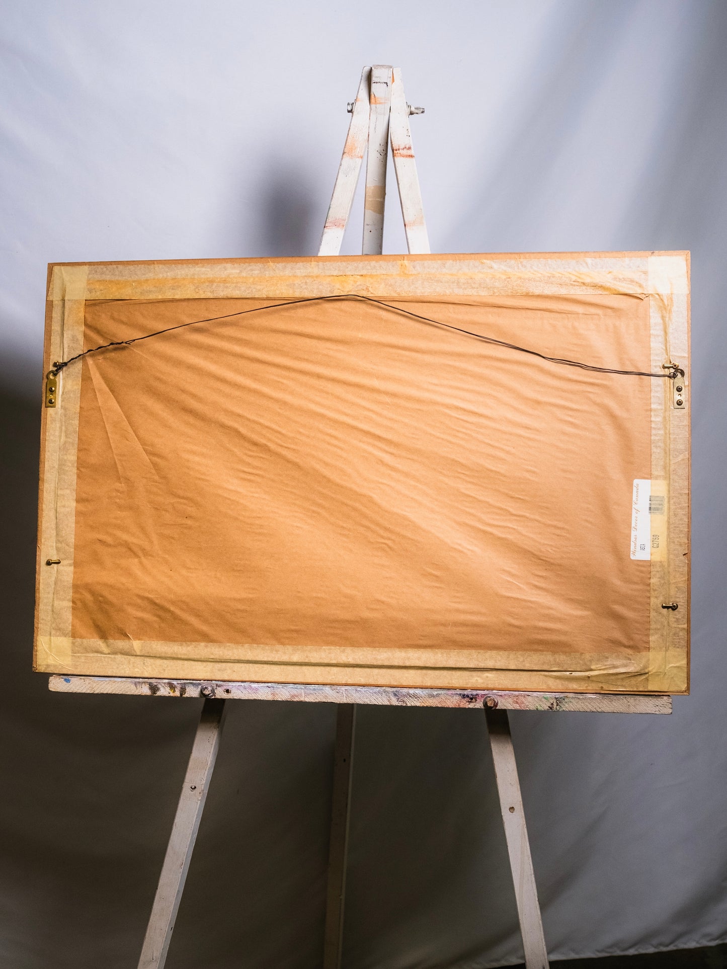 Vintage 1950s Gold Bamboo Trim Rectangular Mirror