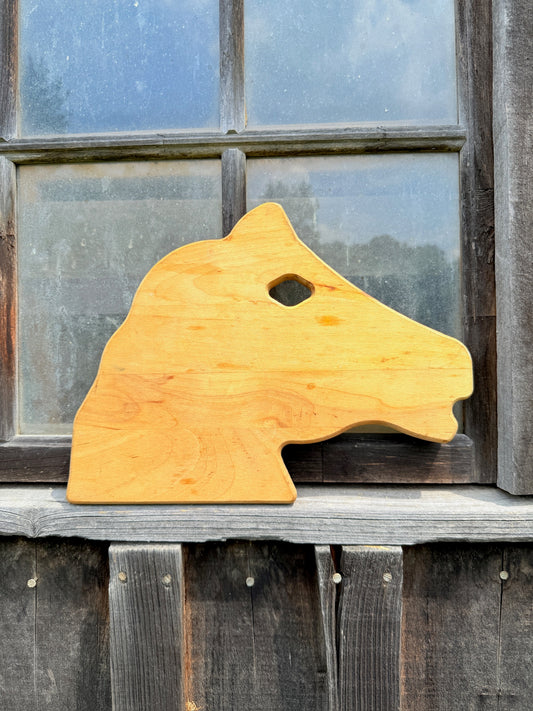 Wooden Horse Head Shaped Cutting Board