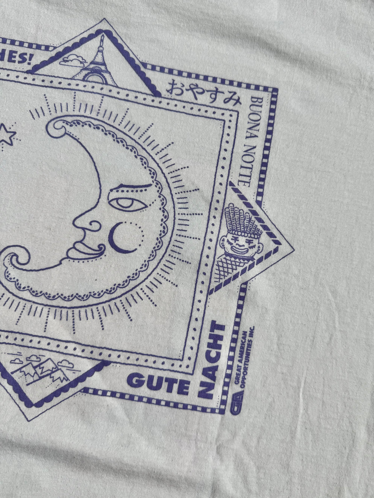 Vintage 1990s Great American Opportunities “Good Morning, Good Night” Graphic Tee | XXL