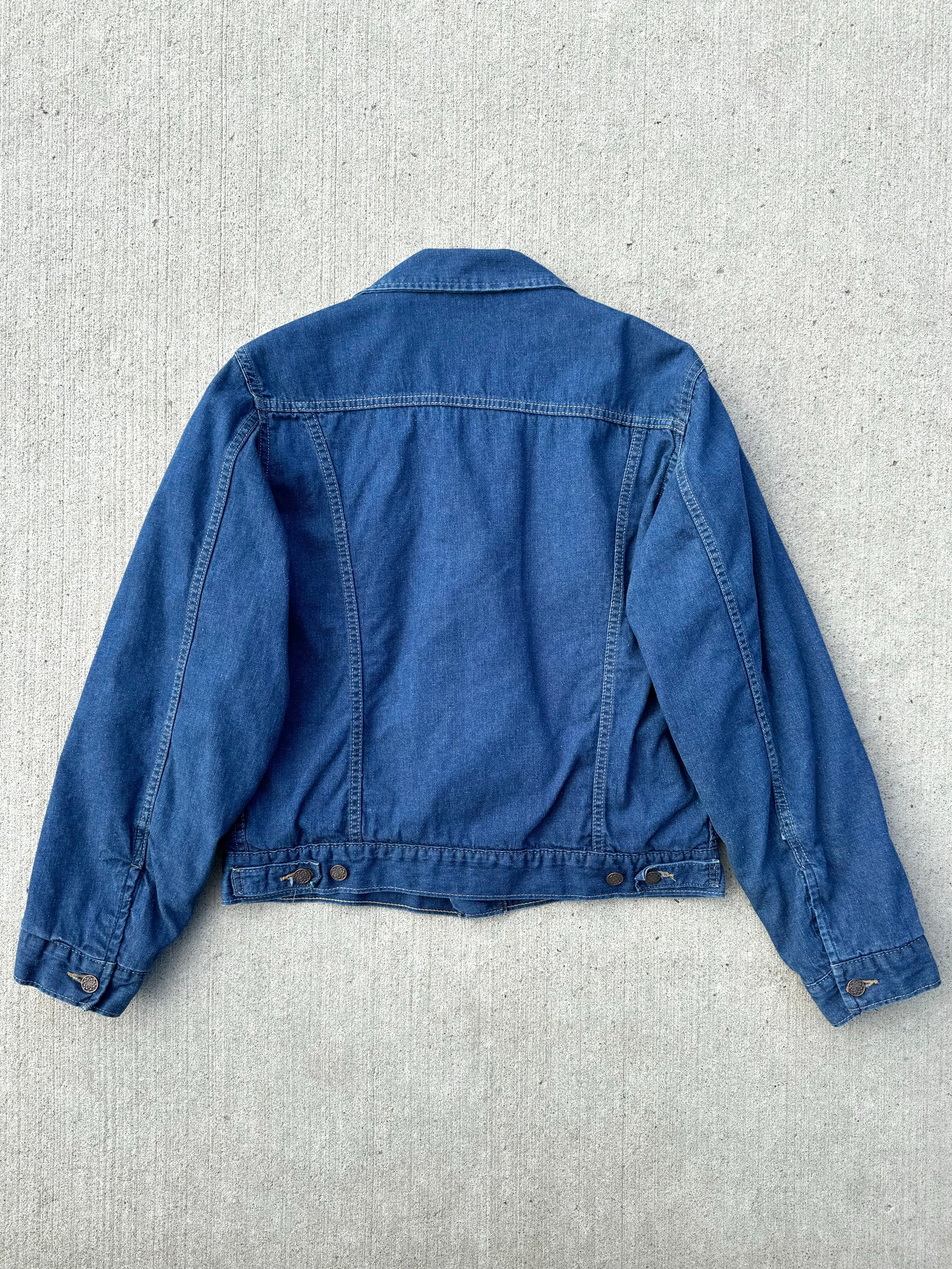 Vintage Sheplers Blanket Lined Denim Jacket | Medium