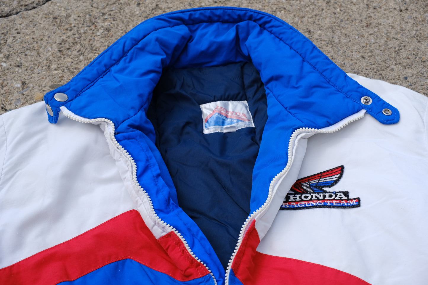 Vintage Honda Racing Team Puffer Coat