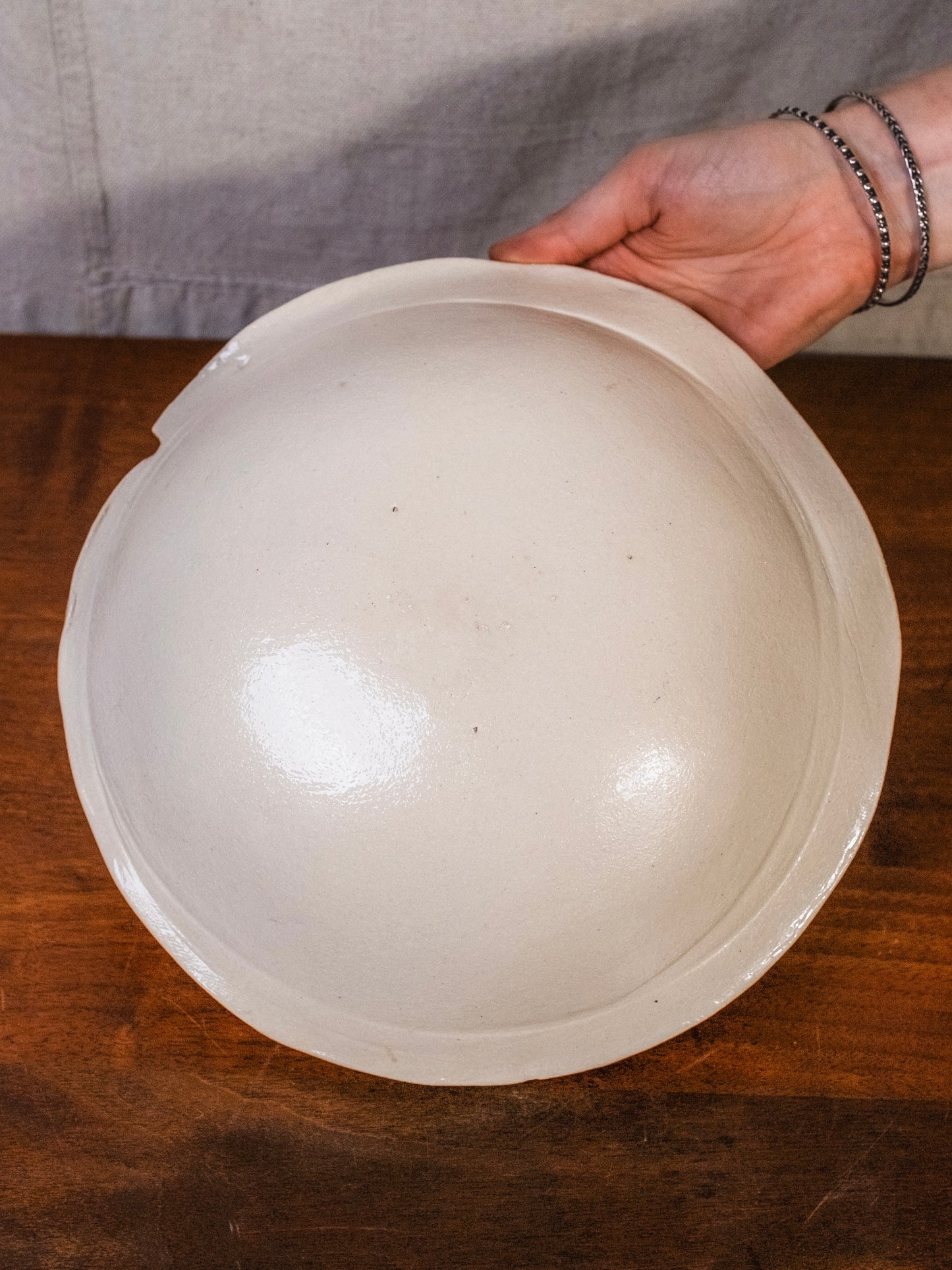 Vintage Bede Clarke Studio Pottery Abstract Ceramic Bowl